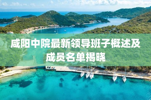 咸阳中院最新领导班子概述及成员名单揭晓