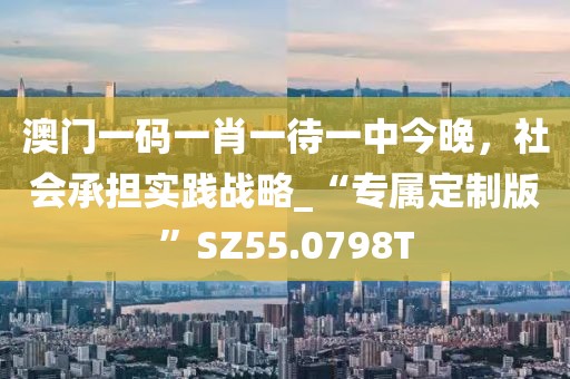 澳门一码一肖一待一中今晚，社会承担实践战略_“专属定制版”SZ55.0798T