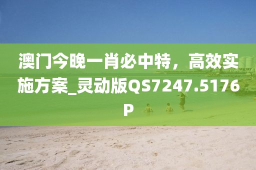 澳门今晚一肖必中特，高效实施方案_灵动版QS7247.5176P