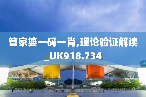 管家婆一码一肖,理论验证解读_UK918.734