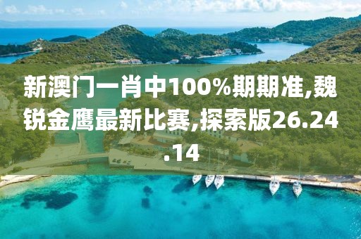 新澳门一肖中100%期期准,魏锐金鹰最新比赛,探索版26.24.14