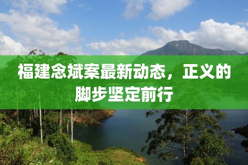 福建念斌案最新动态，正义的脚步坚定前行