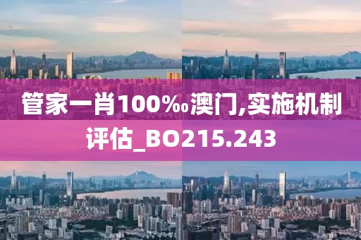 管家一肖100‰澳门,实施机制评估_BO215.243