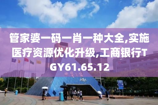 管家婆一码一肖一种大全,实施医疗资源优化升级,工商银行TGY61.65.12