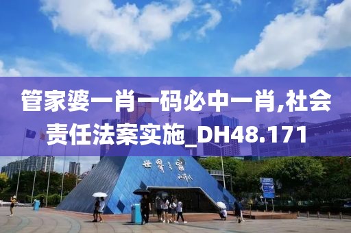 管家婆一肖一码必中一肖,社会责任法案实施_DH48.171