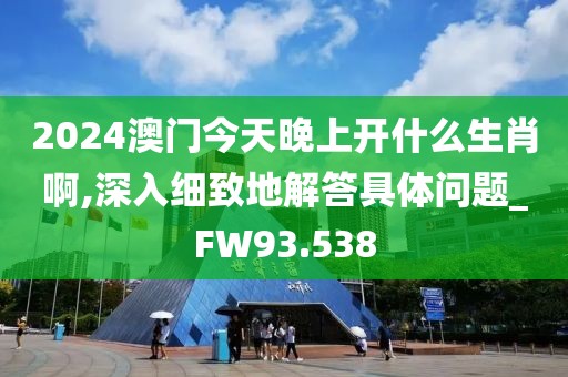 2024澳门今天晚上开什么生肖啊,深入细致地解答具体问题_FW93.538