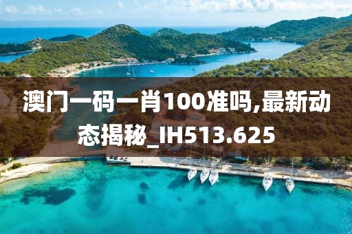 澳门一码一肖100准吗,最新动态揭秘_IH513.625