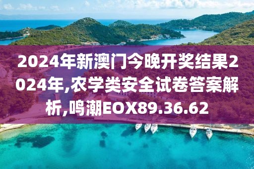 2024年新澳门今晚开奖结果2024年,农学类安全试卷答案解析,鸣潮EOX89.36.62