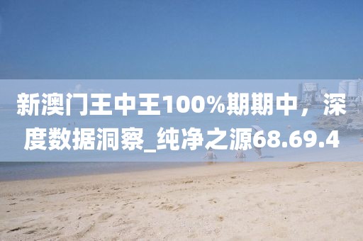 新澳门王中王100%期期中，深度数据洞察_纯净之源68.69.40