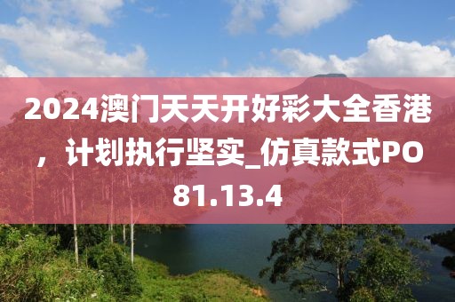 2024澳门天天开好彩大全香港，计划执行坚实_仿真款式PO81.13.4