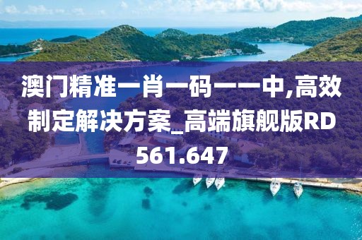 澳门精准一肖一码一一中,高效制定解决方案_高端旗舰版RD561.647