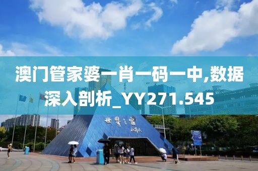 澳门管家婆一肖一码一中,数据深入剖析_YY271.545