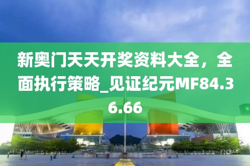 新奥门天天开奖资料大全，全面执行策略_见证纪元MF84.36.66