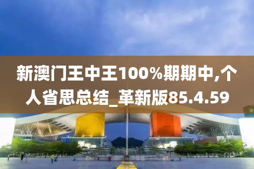 新澳门王中王100%期期中,个人省思总结_革新版85.4.59