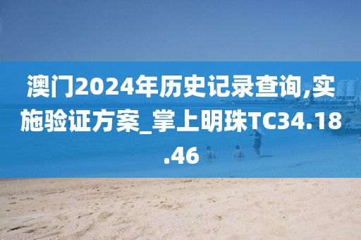 澳门2024年历史记录查询,实施验证方案_掌上明珠TC34.18.46