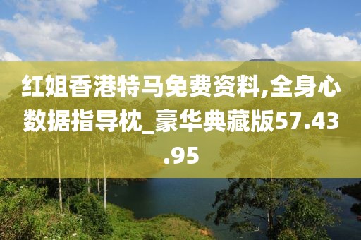红姐香港特马免费资料,全身心数据指导枕_豪华典藏版57.43.95
