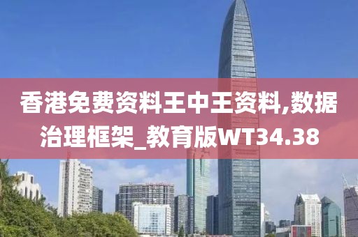 香港免费资料王中王资料,数据治理框架_教育版WT34.38