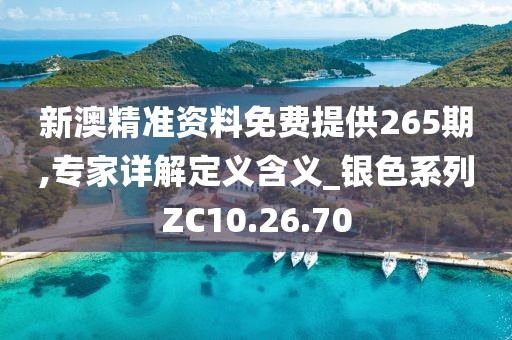新澳精准资料免费提供265期,专家详解定义含义_银色系列ZC10.26.70
