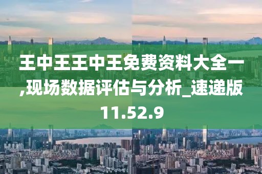 王中王王中王免费资料大全一,现场数据评估与分析_速递版11.52.9