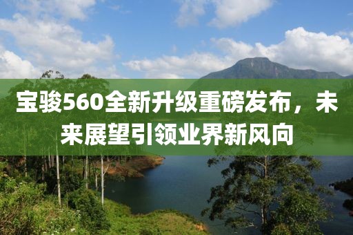 宝骏560全新升级重磅发布，未来展望引领业界新风向