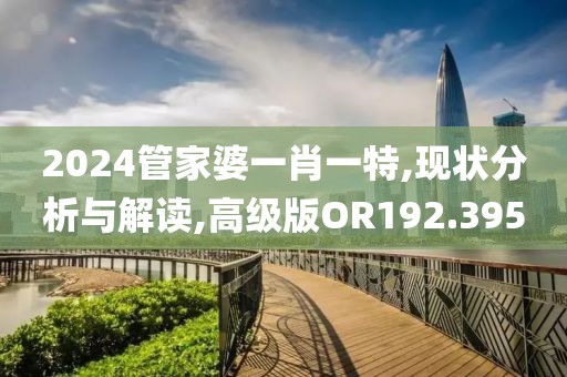 2024管家婆一肖一特,现状分析与解读,高级版OR192.395