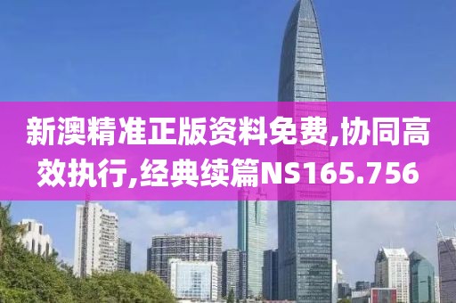 新澳精准正版资料免费,协同高效执行,经典续篇NS165.756