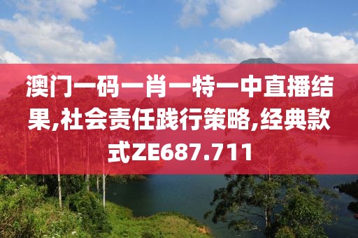 澳门一码一肖一特一中直播结果,社会责任践行策略,经典款式ZE687.711