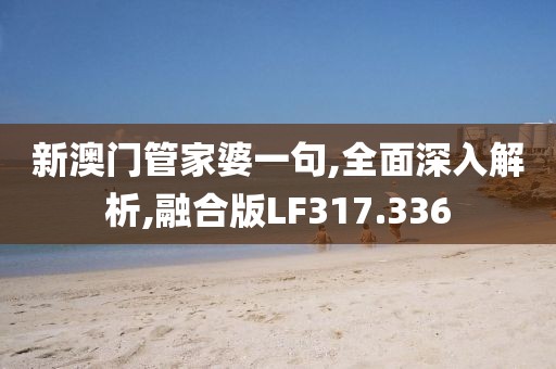 新澳门管家婆一句,全面深入解析,融合版LF317.336