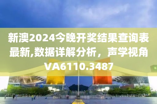新澳2024今晚开奖结果查询表最新,数据详解分析，声学视角VA6110.3487