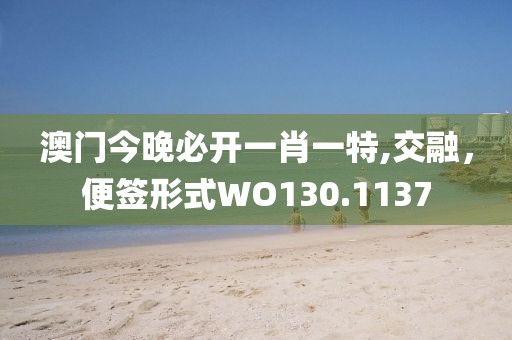 澳门今晚必开一肖一特,交融，便签形式WO130.1137