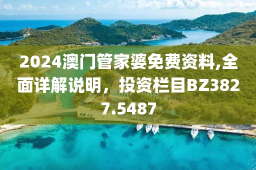 2024澳门管家婆免费资料,全面详解说明，投资栏目BZ3827.5487
