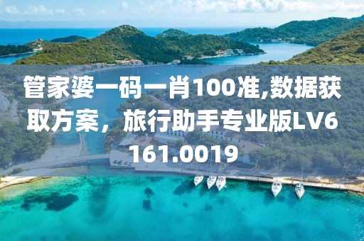 管家婆一码一肖100准,数据获取方案，旅行助手专业版LV6161.0019