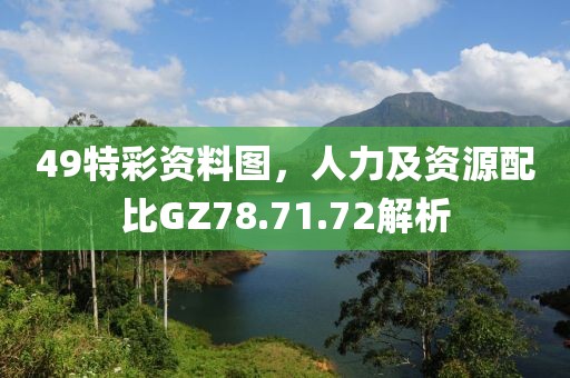 49特彩资料图，人力及资源配比GZ78.71.72解析