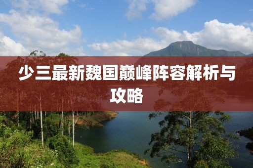 少三最新魏国巅峰阵容解析与攻略