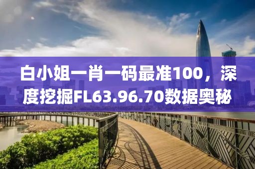 白小姐一肖一码最准100，深度挖掘FL63.96.70数据奥秘