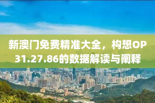 新澳门免费精准大全，构想OP31.27.86的数据解读与阐释