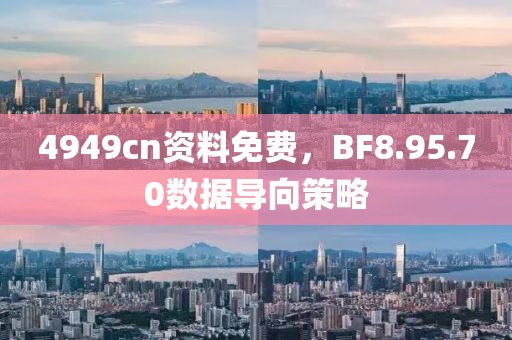 4949cn资料免费，BF8.95.70数据导向策略