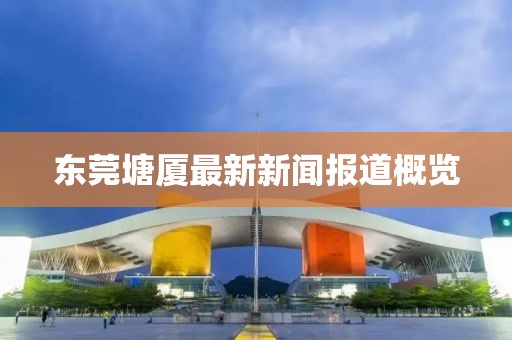 东莞塘厦最新新闻报道概览