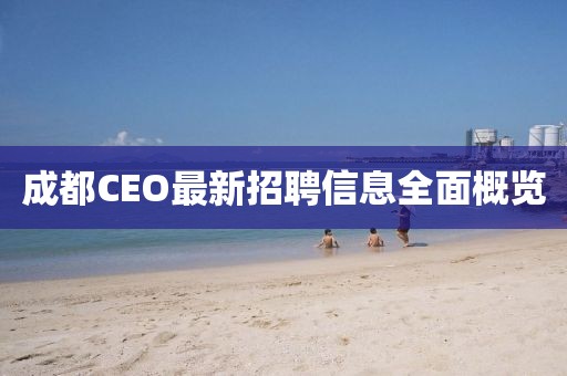 成都CEO最新招聘信息全面概览