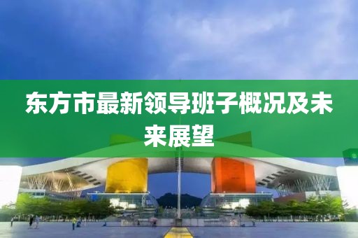 东方市最新领导班子概况及未来展望