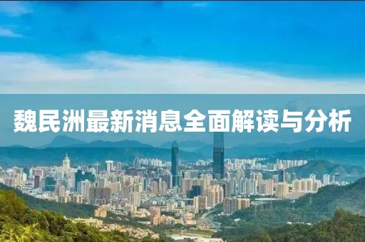 魏民洲最新消息全面解读与分析