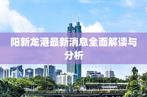阳新龙港最新消息全面解读与分析