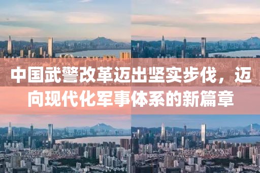 中国武警改革迈出坚实步伐，迈向现代化军事体系的新篇章