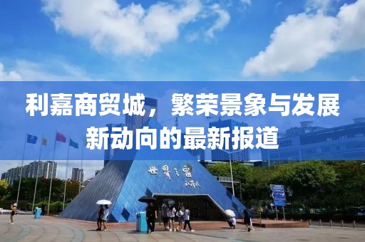 利嘉商贸城，繁荣景象与发展新动向的最新报道