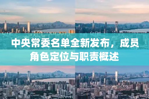 中央常委名单全新发布，成员角色定位与职责概述