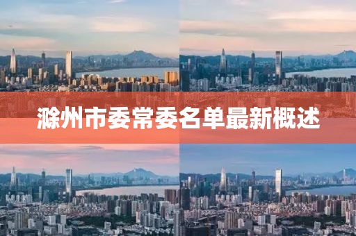 滁州市委常委名单最新概述