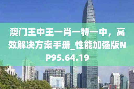 澳门王中王一肖一特一中，高效解决方案手册_性能加强版NP95.64.19