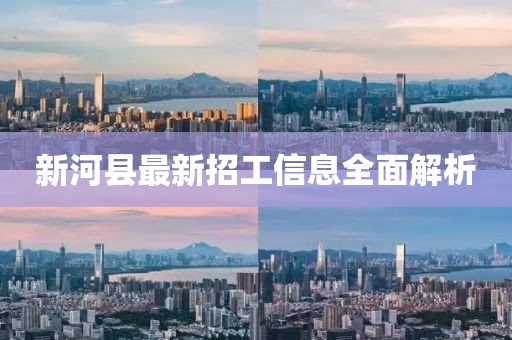 新河县最新招工信息全面解析