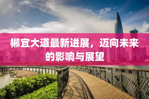 郴宜大道最新进展，迈向未来的影响与展望