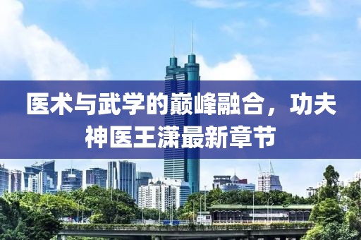 医术与武学的巅峰融合，功夫神医王潇最新章节